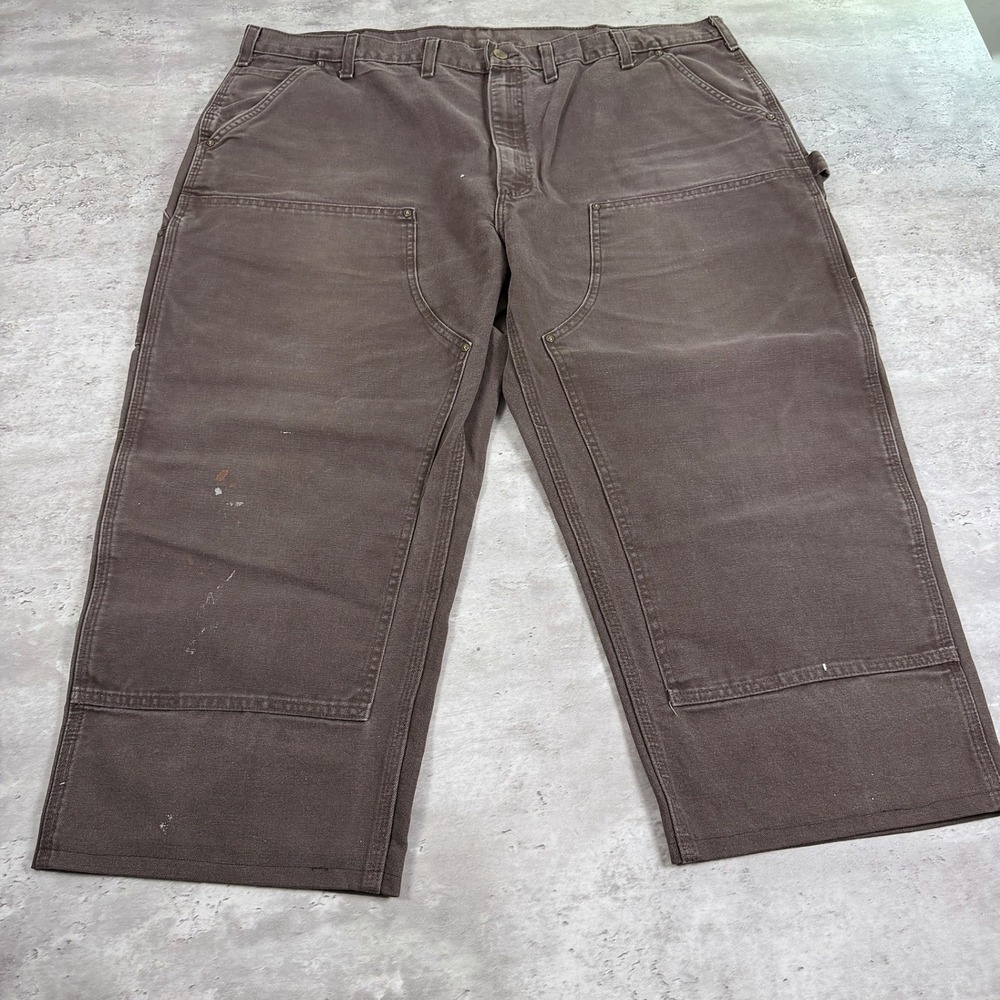 Carhartt Double Knee Work Pants Brown 46x24 Workwear Gorpcore